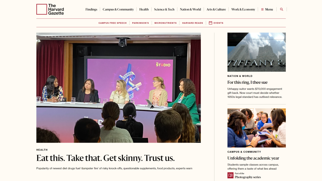 The Harvard Gazette